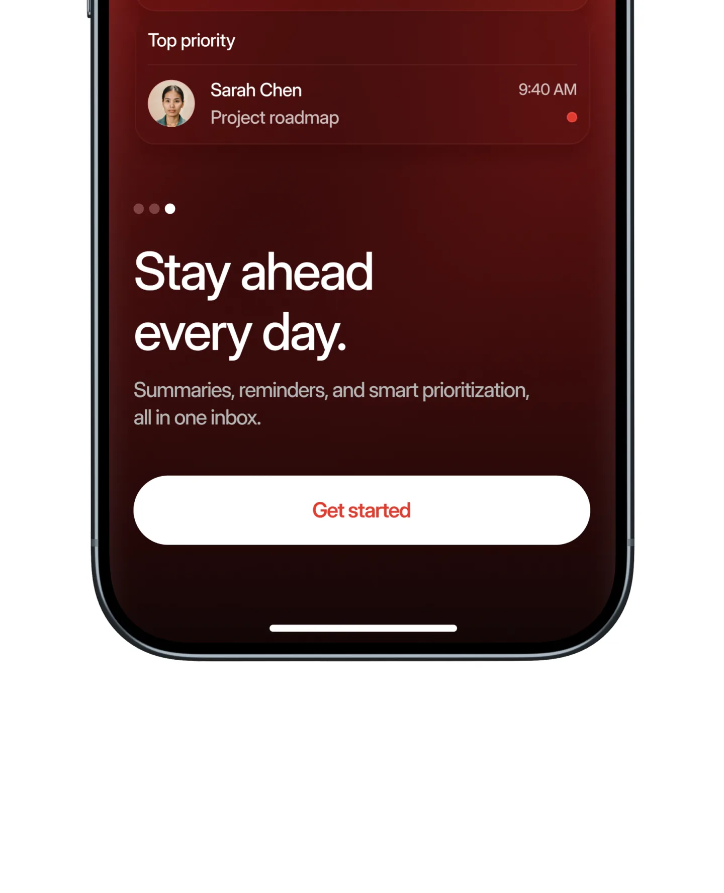 NovaMail goal exploration 2 — Stay ahead every day