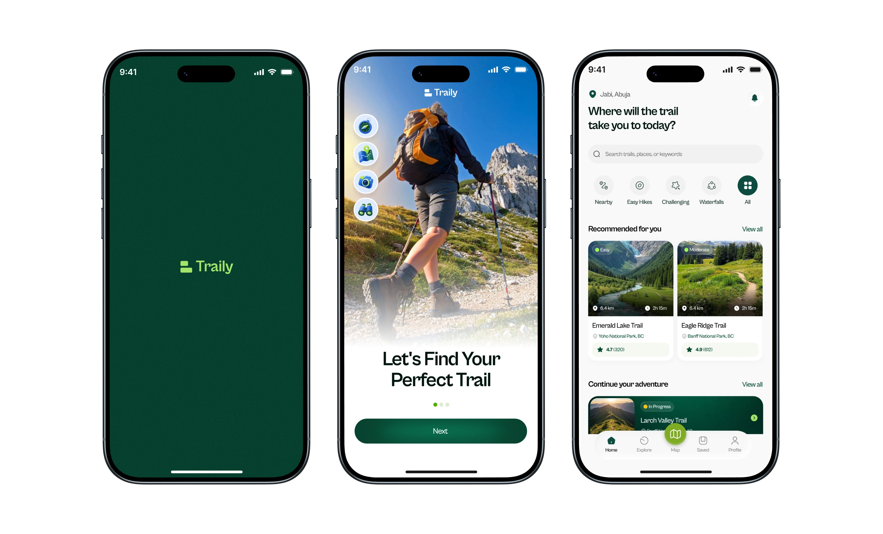 Traily — trail discovery and hiking app